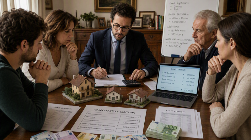 SUCCESSIONI E QUOTA DI LEGITTIMA: A CHI SPETTA E COME CALCOLARLA