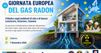 IL RADON AL CENTRO DELLA PROGETTAZIONE: A SALERNO UN EVENTO NAZIONALE SULLE OPPORTUNITA’ E RESPONSABILITA’ PER I PROFESSIONISTI