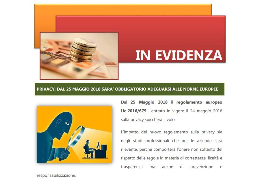 PRIVACY - Le nuove regole della Riservatezza!