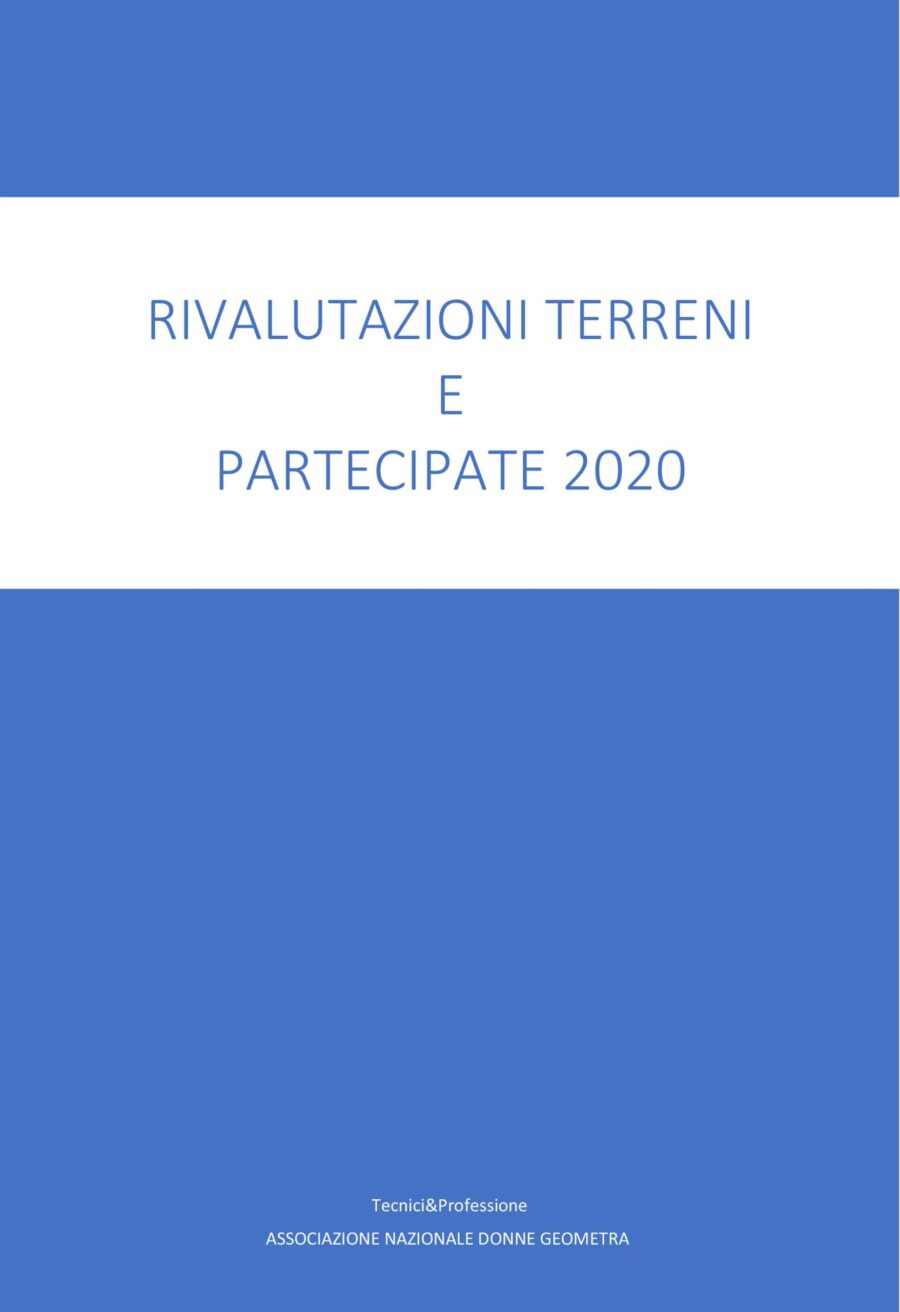 Rivalutazione Terreni (solo SOCI iscritti)
