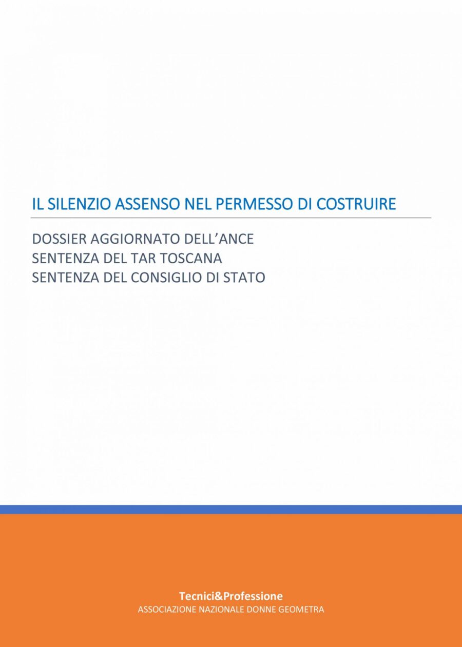 Opuscolo Silenzio-Assenso Decreto Semplificazioni (solo SOCI iscritti)