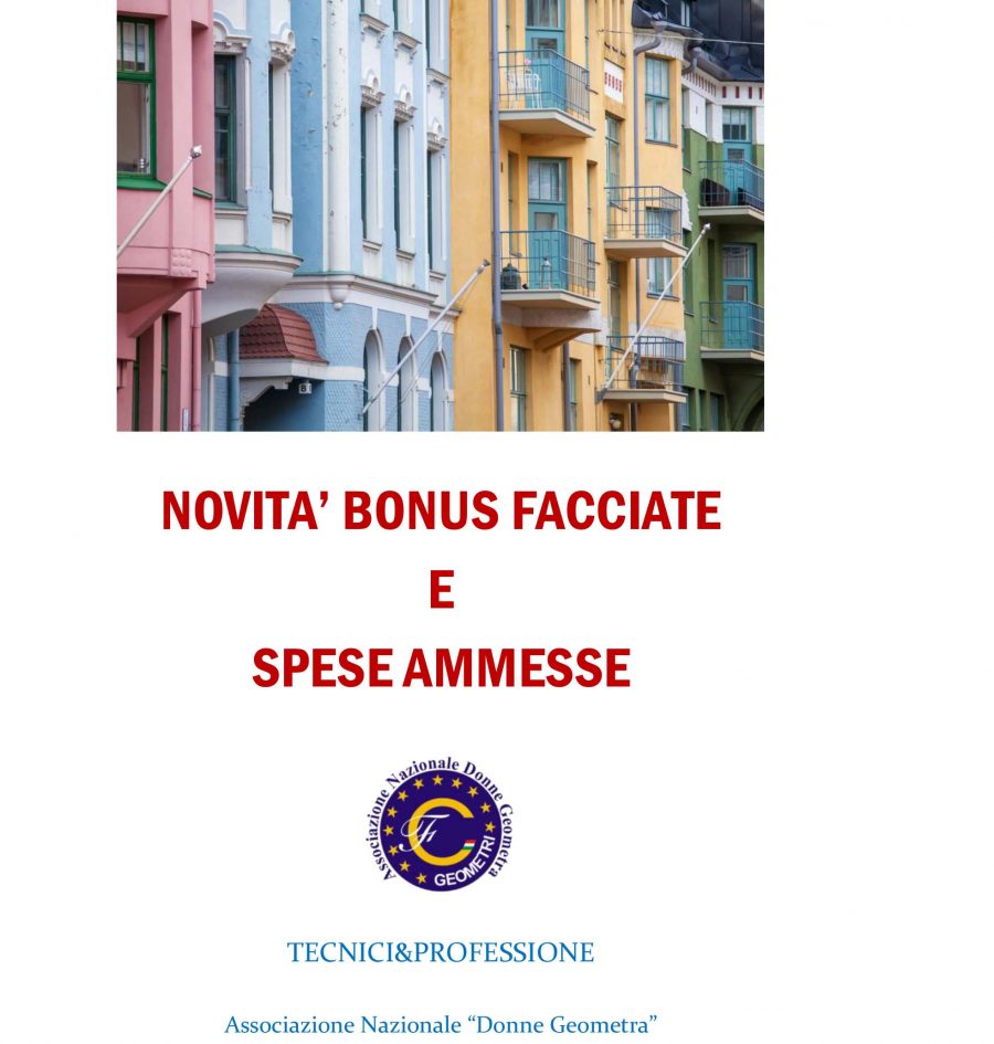 RISERVATO: Bonus Facciate