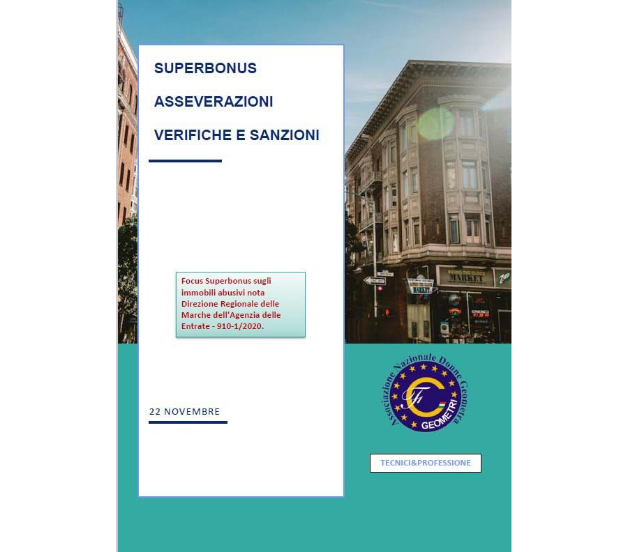Speciale Asseverazioni Sanzioni Superbonus (solo SOCI iscritti)