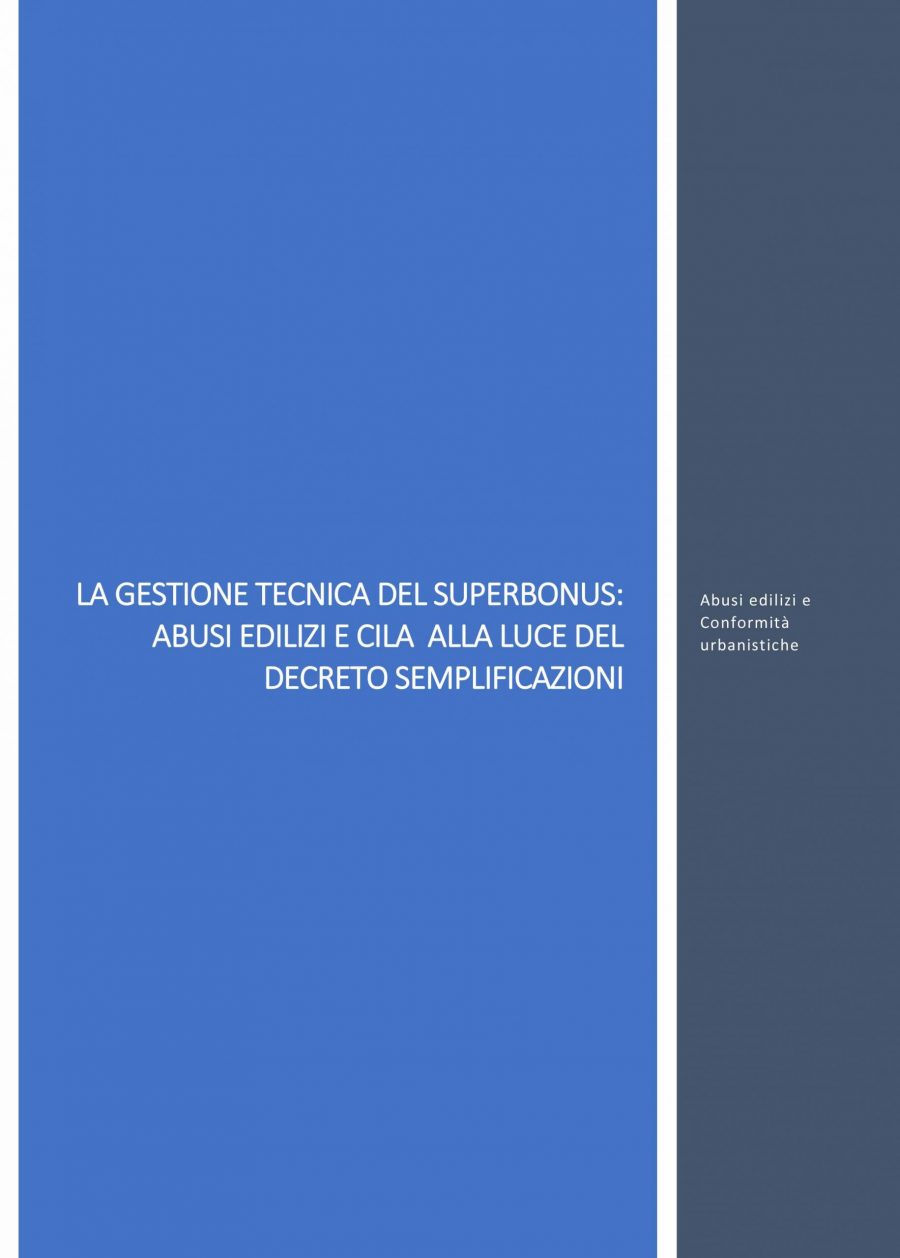 Decreto Semplificazioni al Superbonus (solo SOCI iscritti)