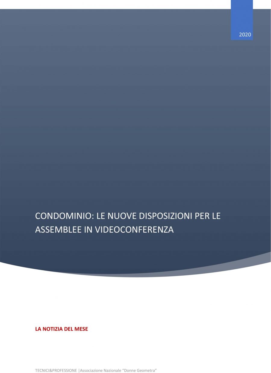 Assemblea condominiale Online