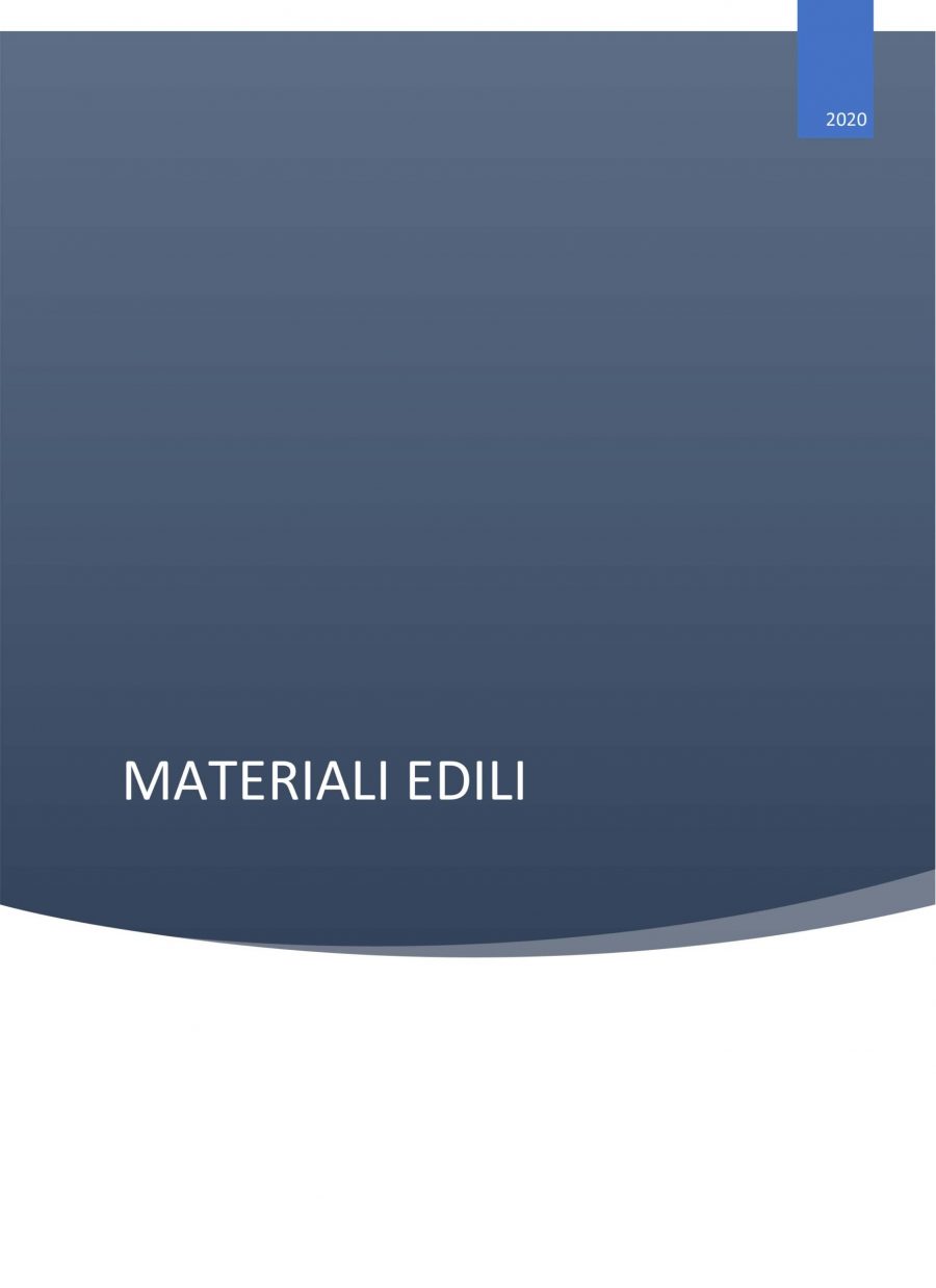 Materiali Edili