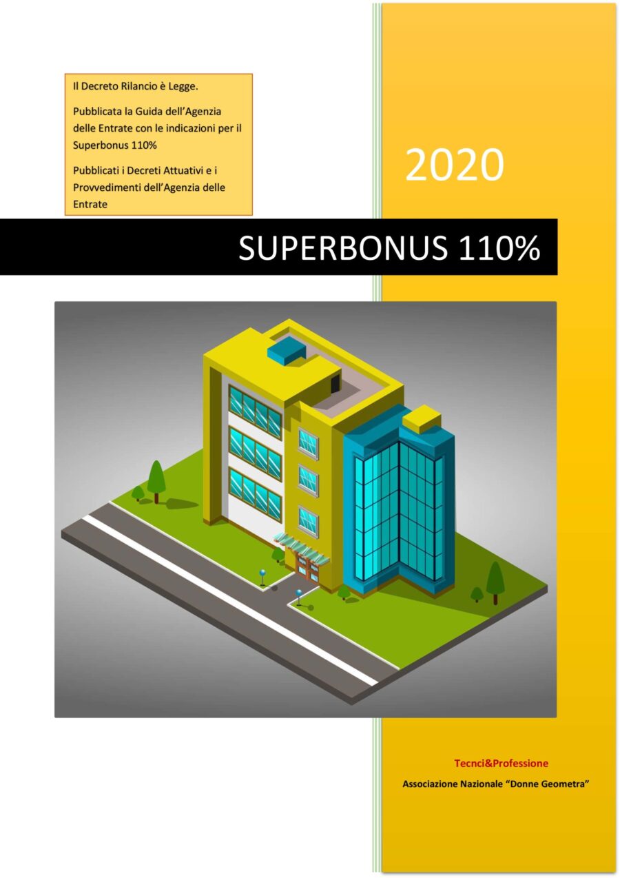 Guida al Superbonus dell'Agenzia delle Entrate (Solo SOCI iscritti)