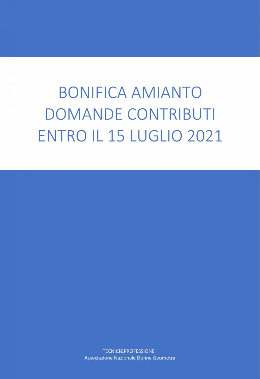 Amianto contributi scadenza (solo SOCI iscritti)