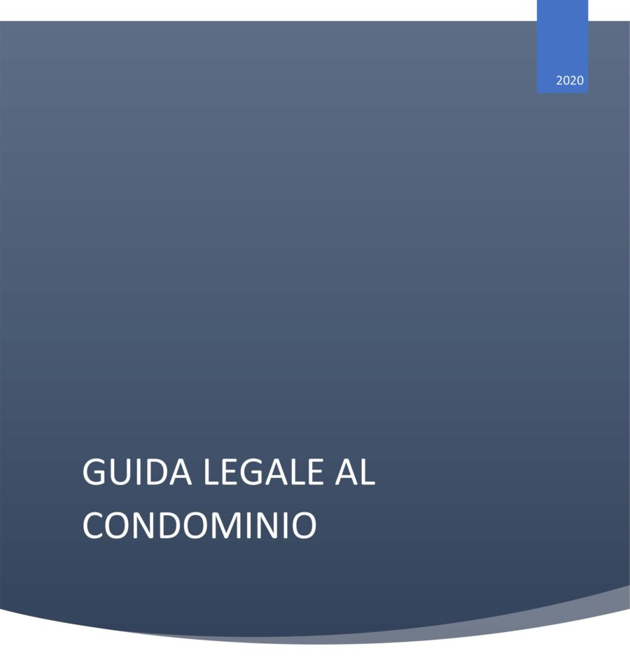 Guida legale al condominio (solo SOCI iscritti)